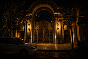 پروژه نورپردازی عمارت  شخصی