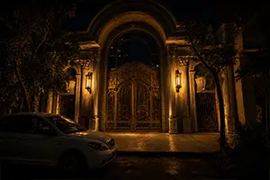پروژه نورپردازی عمارت  شخصی