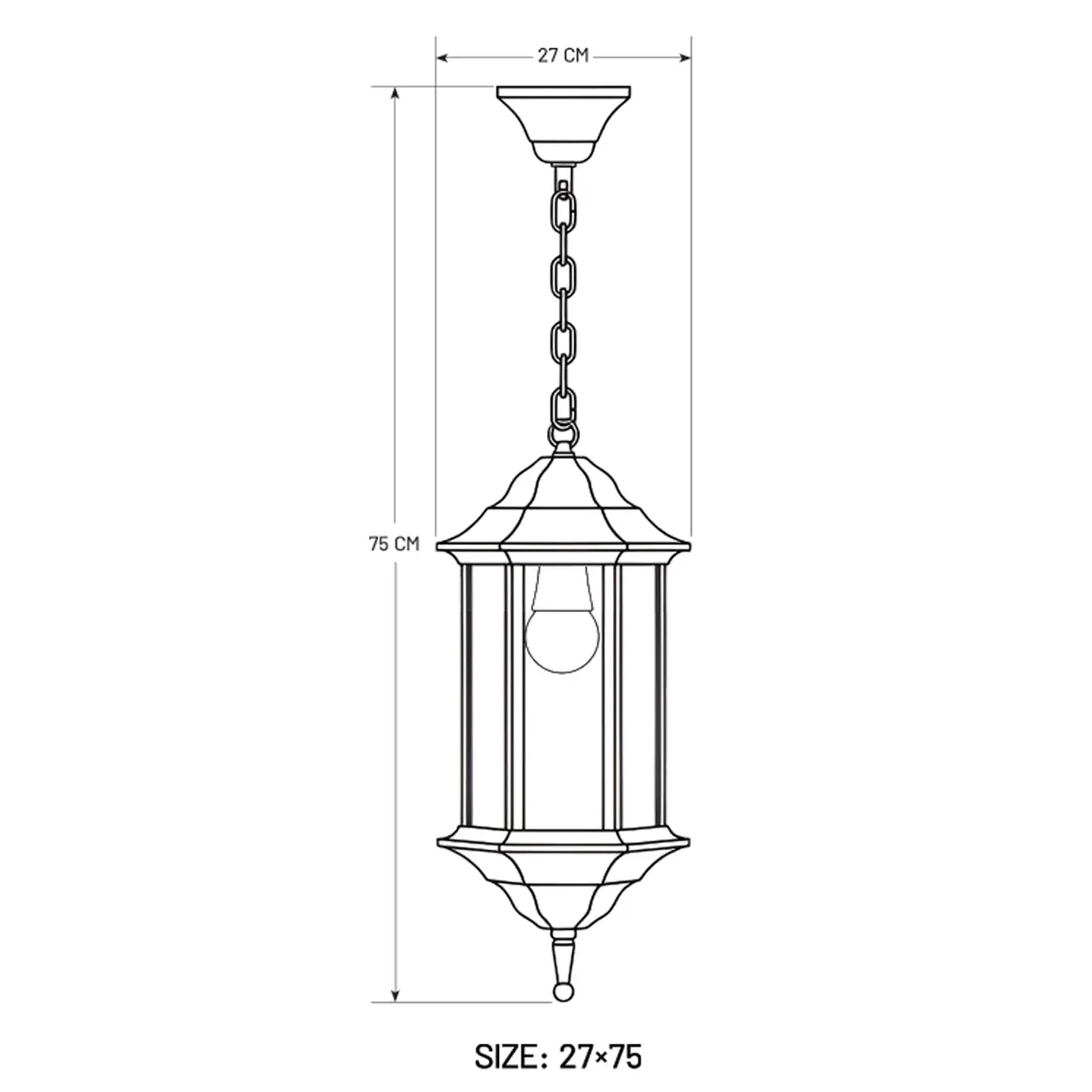Kian Pendant Light 69 cm