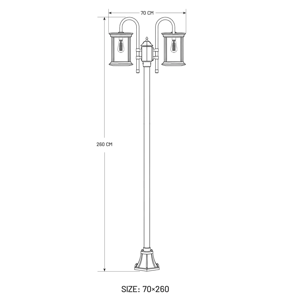 Sunlight Park Light 260 cm