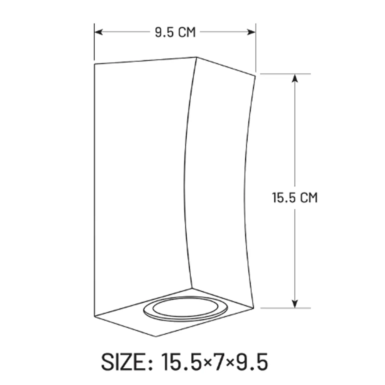 Spark Decorative Wall Light Double Sided