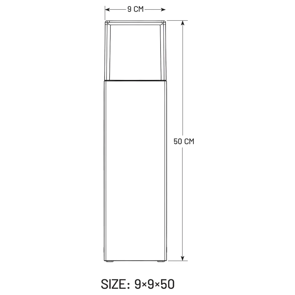 Rayan Bollard Light 50 cm