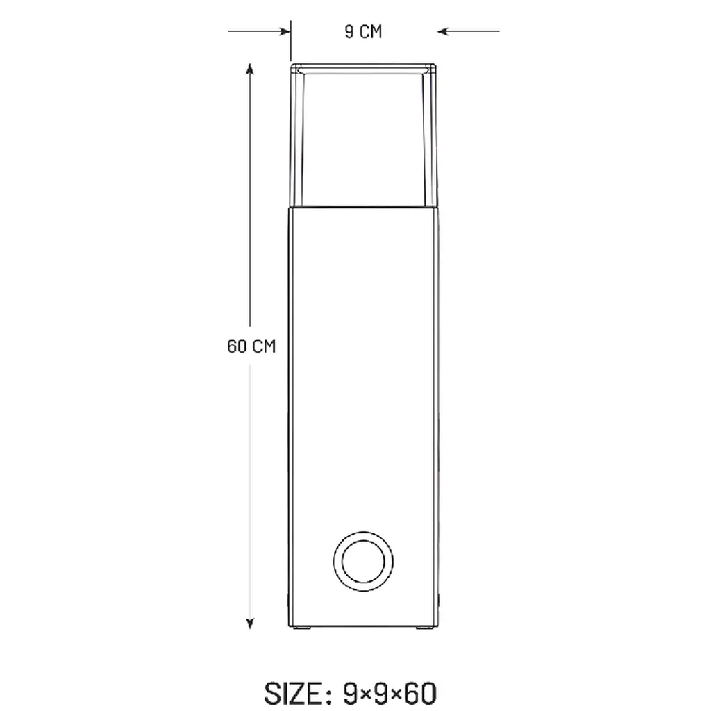 Daylight Bollard Light 50 cm