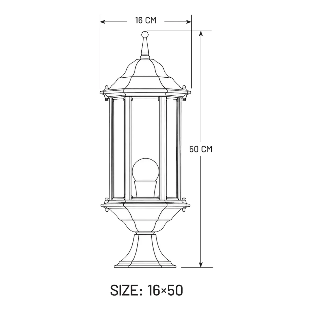 Kian Gate Light 49 cm