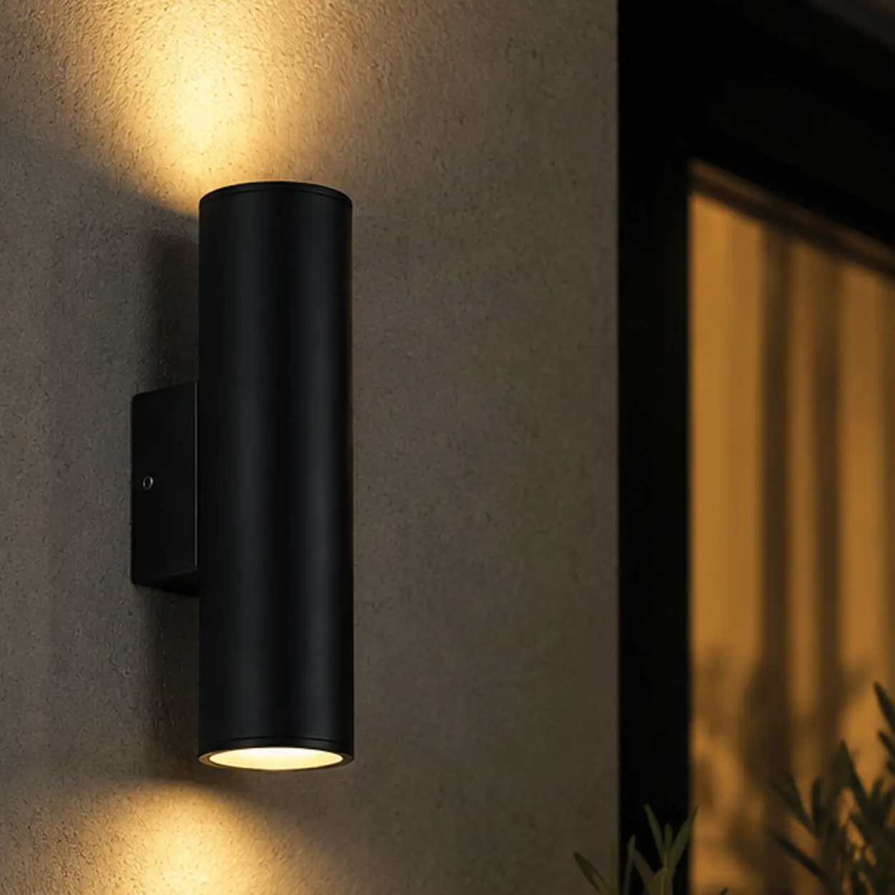 Cylindrical Wall Light Double Sided