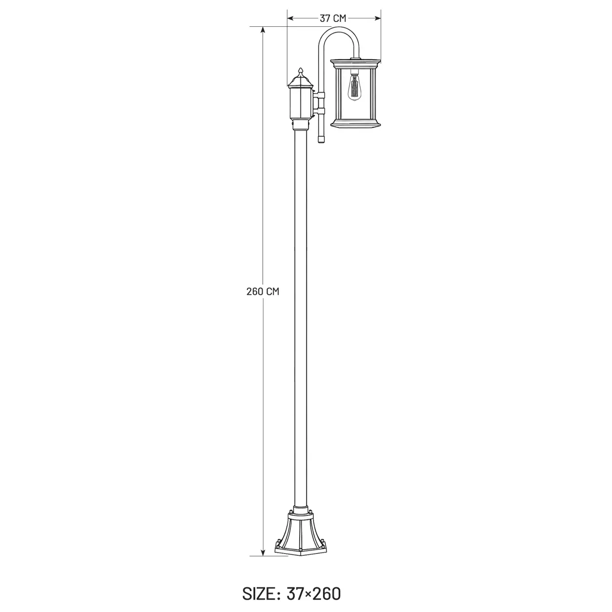 Sunlight Park Light 260 cm