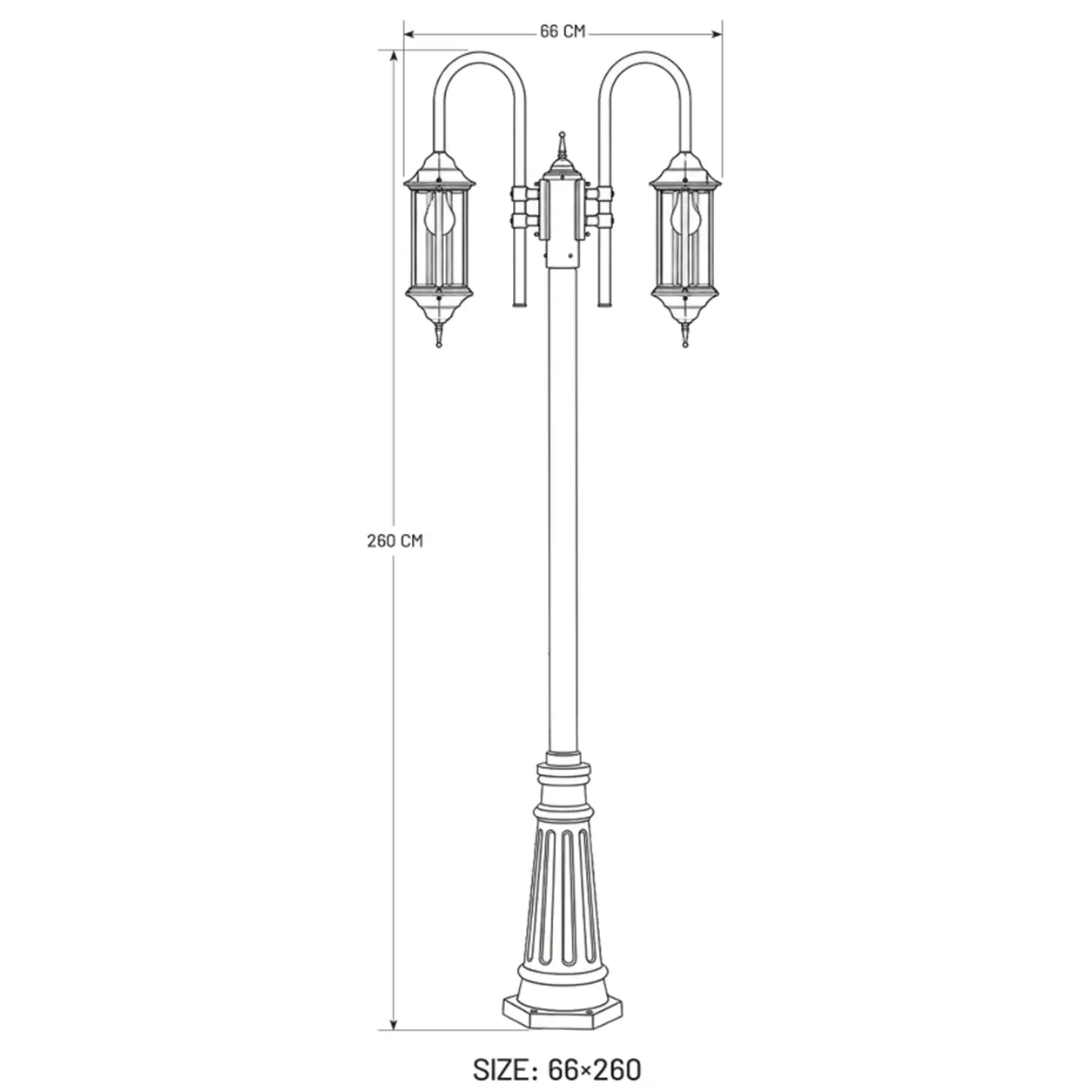 Kian Park Light 260 cm