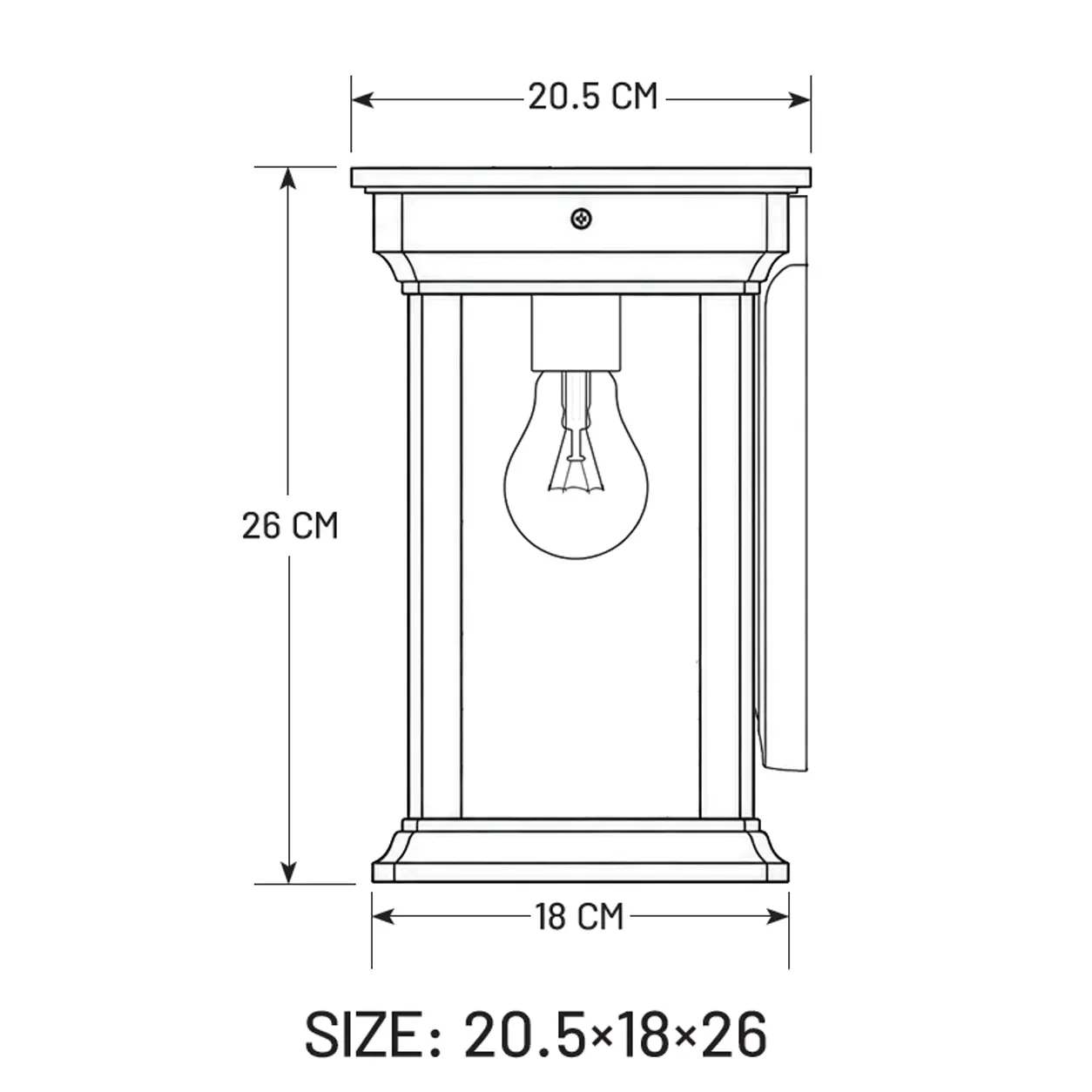 Roshan Wall Light 26 cm